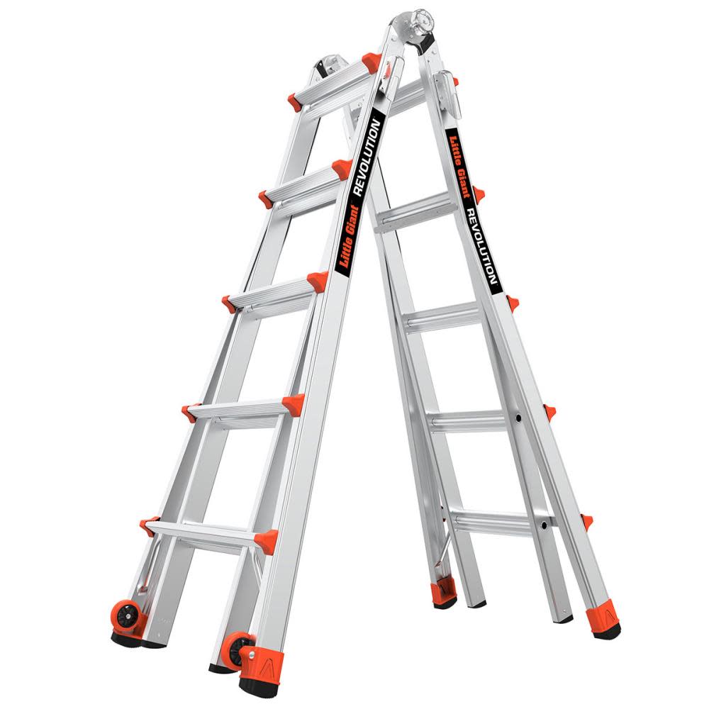 22-ft Aluminum 300-lb Telescoping Type IA Multi-Position Ladder