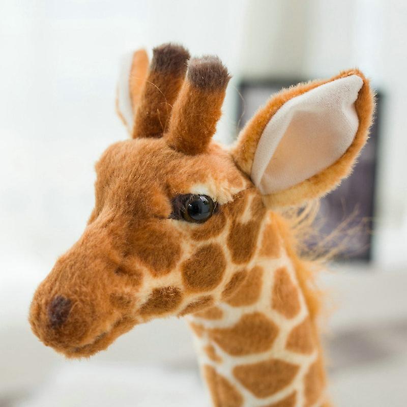 Born Pretty Giant Simulation Giraffe Plush Toy Doll Indoor Bar Lobby Room Decoration Ornaments Realistic Animal Photography Model Toy Gift