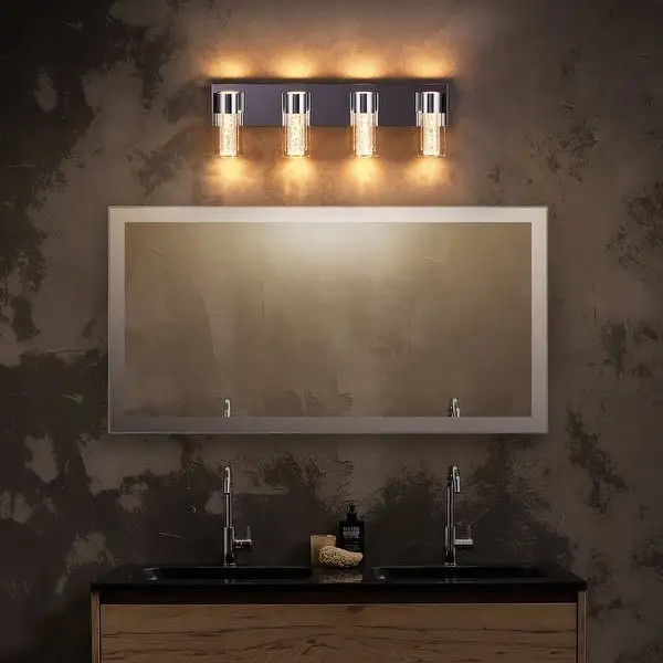 CO-Z Chrome Finished Wall Sconce Vanity Light 14W LED Lights