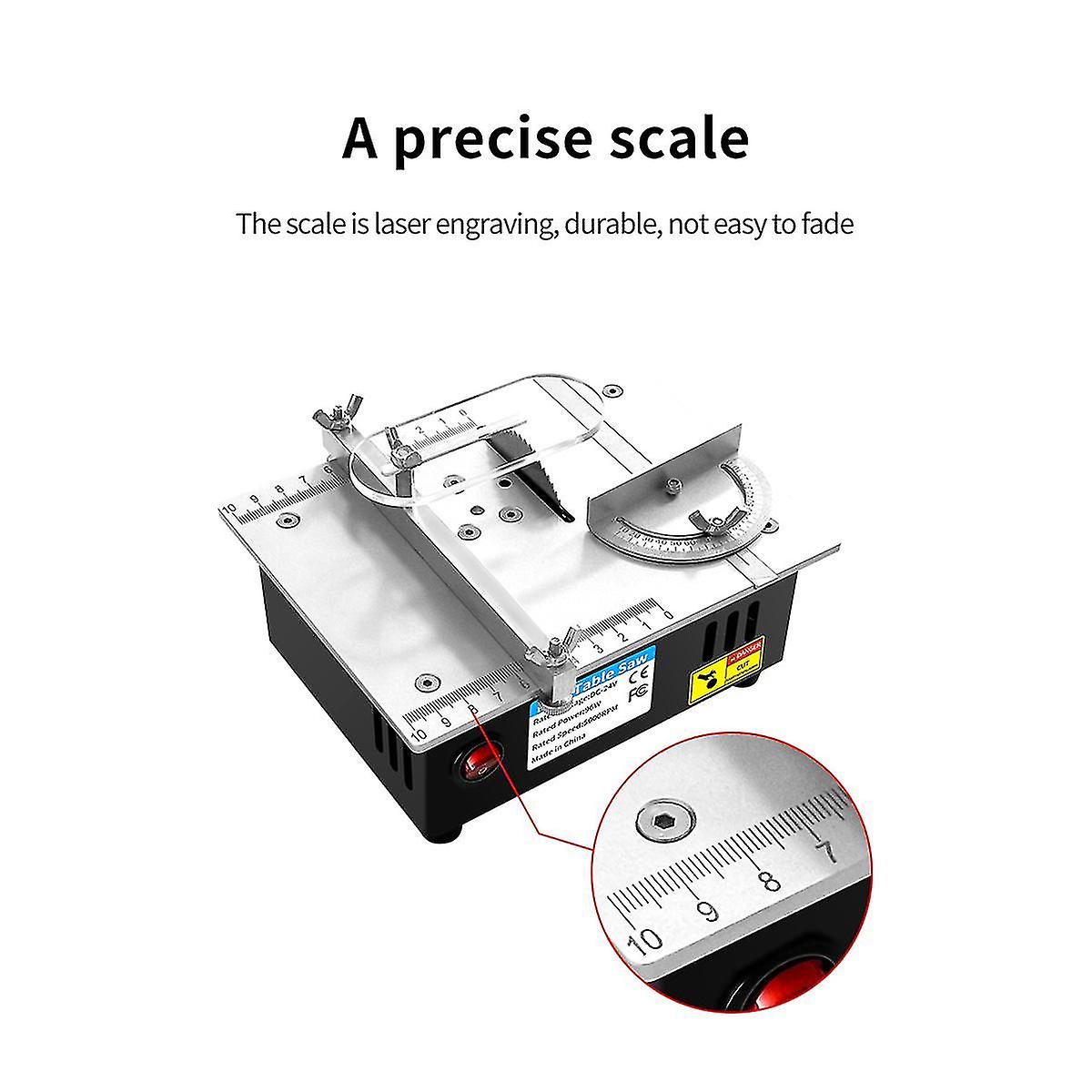 Mini Table Saw Electric Small Bench Saws Desktop Saw Household Diy Pcb Model Cutting Tool Woodworki