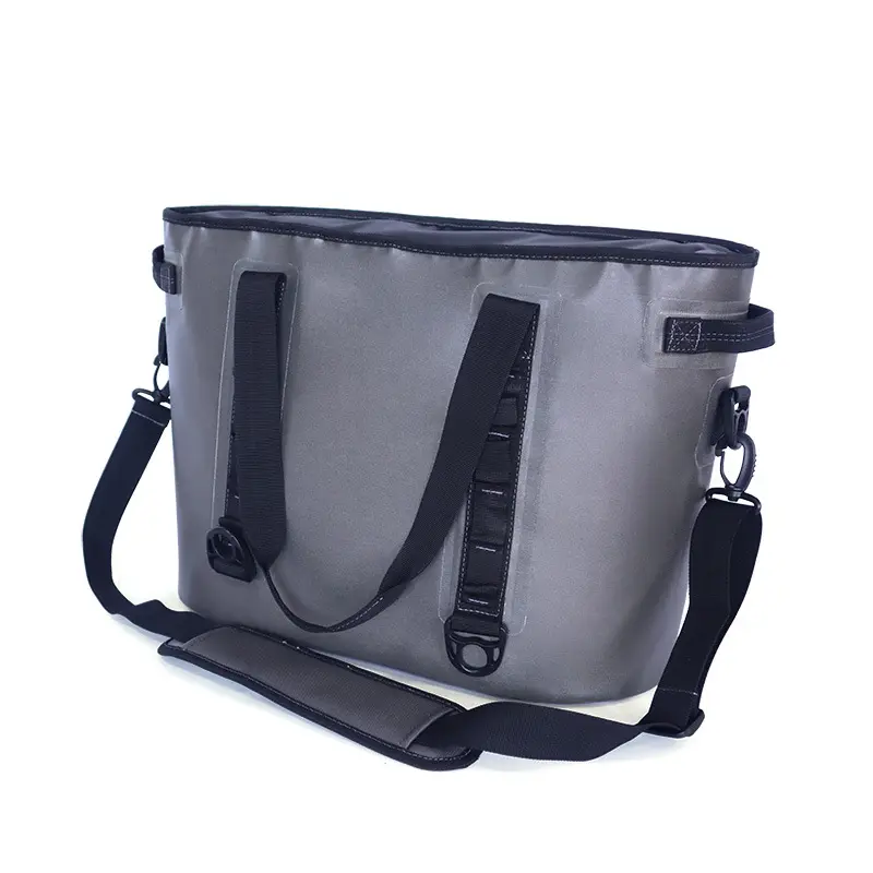 High Quality Waterproof PU Material Portable 20L Big Cooler Bag For Outdoor Camping Picnic Hiking