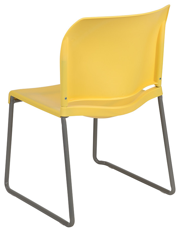 Yellow Plastic Stack Chair   Contemporary   Dining Chairs   by Pot Racks Plus  Houzz