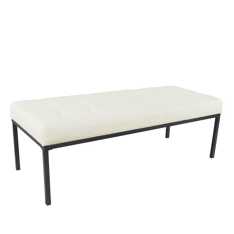 HomePop Tufted Bench