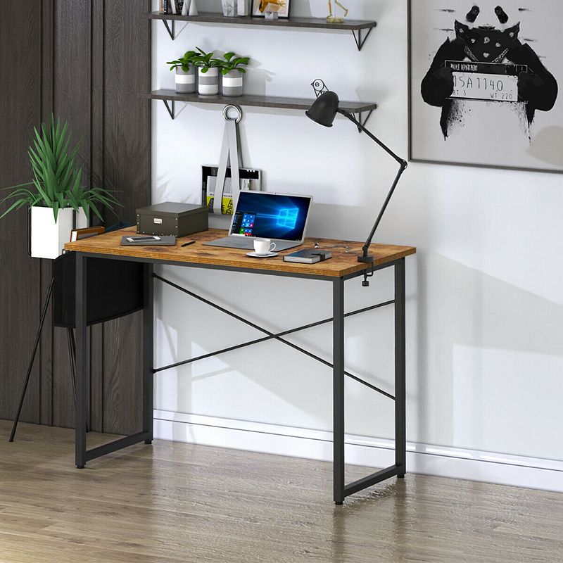 Modern Computer Desk with Storage Bag