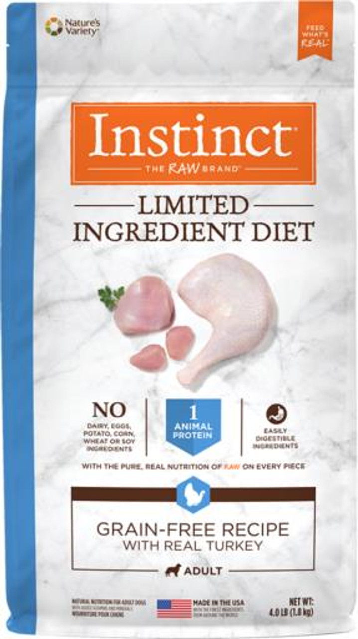 Nature's Variety Instinct Limited Ingredient Diet Grain-Free Recipe with Real Turkey Dry Dog Food