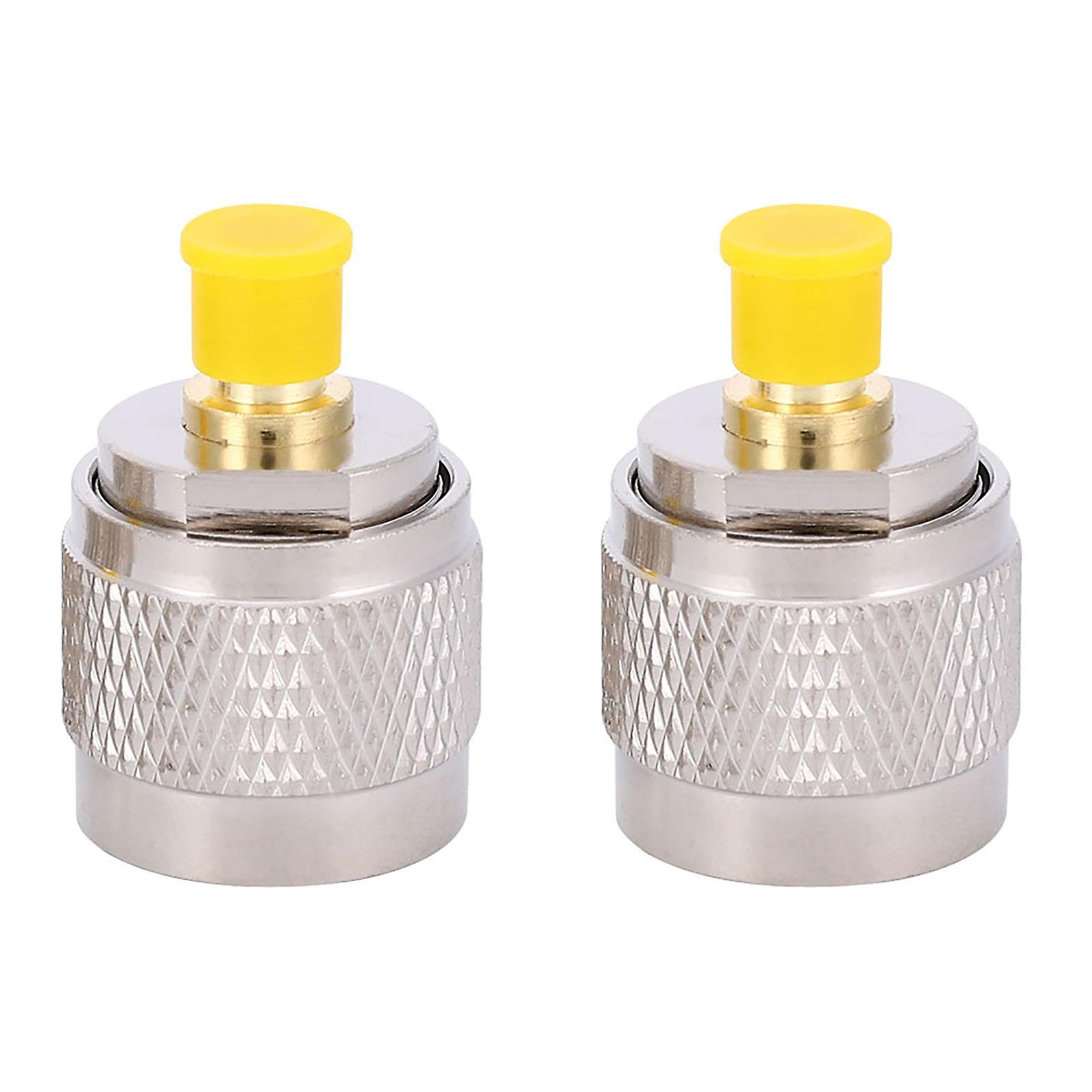 2pcs Type N Male To Sma Female Rf Connector Coaxial Adapter Test Converter