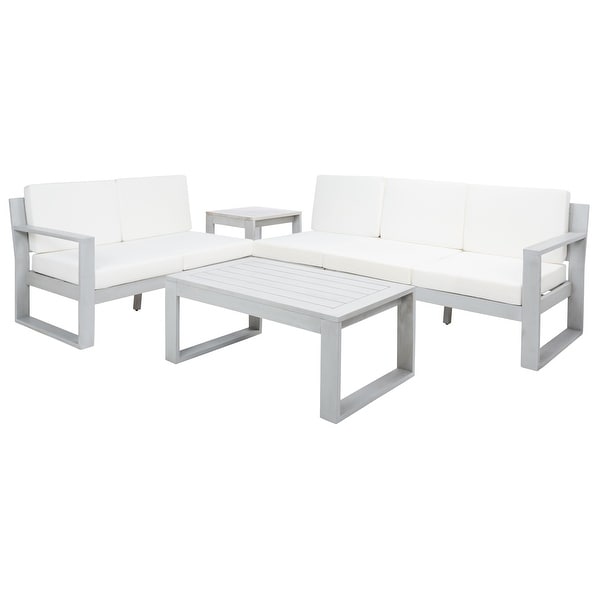 SAFAVIEH Outdoor Catryn 4Pc Outdoor Living Set