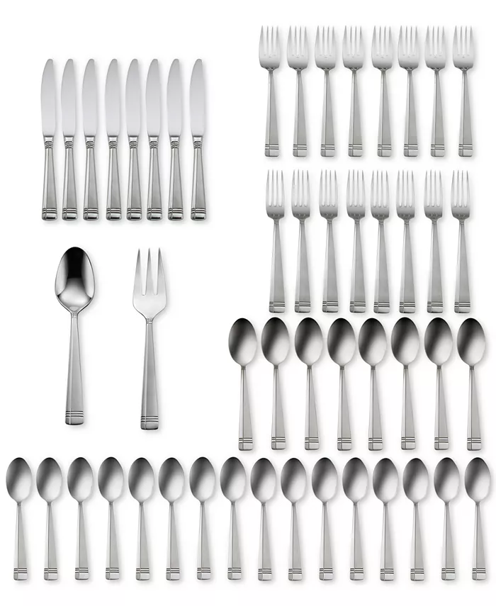 Oneida Amsterdam 50-Pc Flatware Set Service for 8