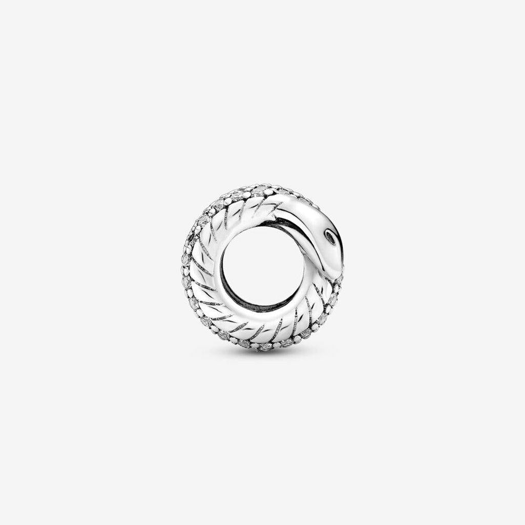 PANDORA  Sparkling Wrapped Snake Charm