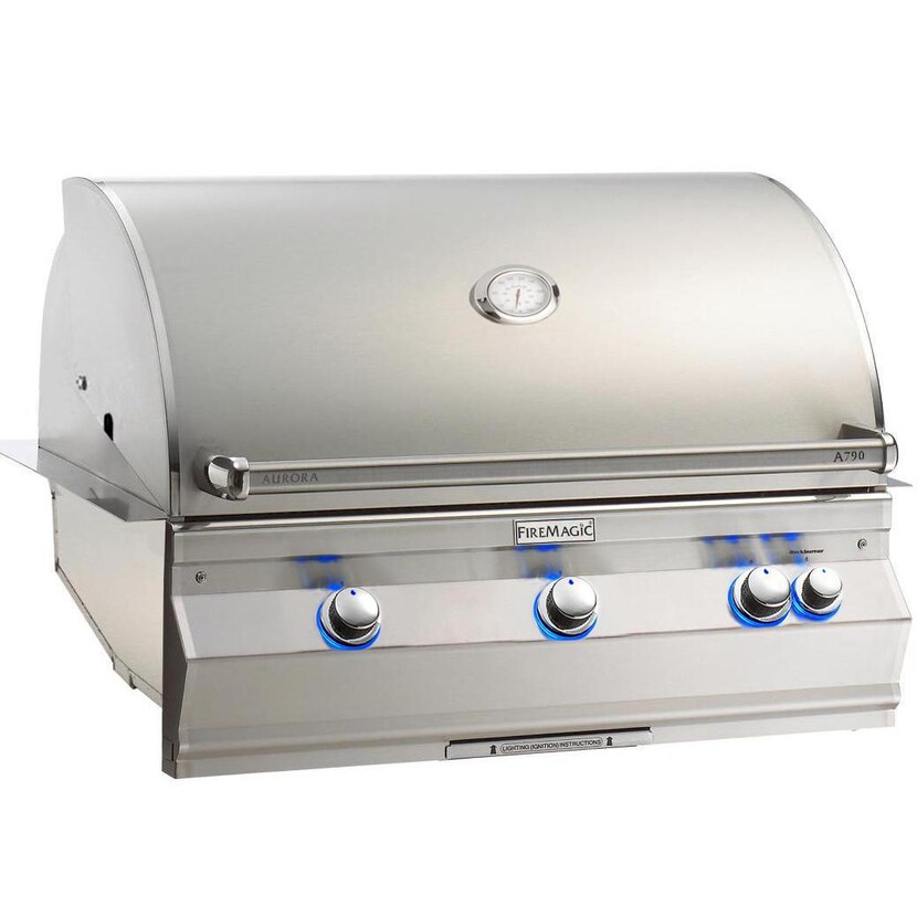 Fire Magic Aurora A790I 36-Inch Built-In Propane Gas Grill With Analog Thermometer