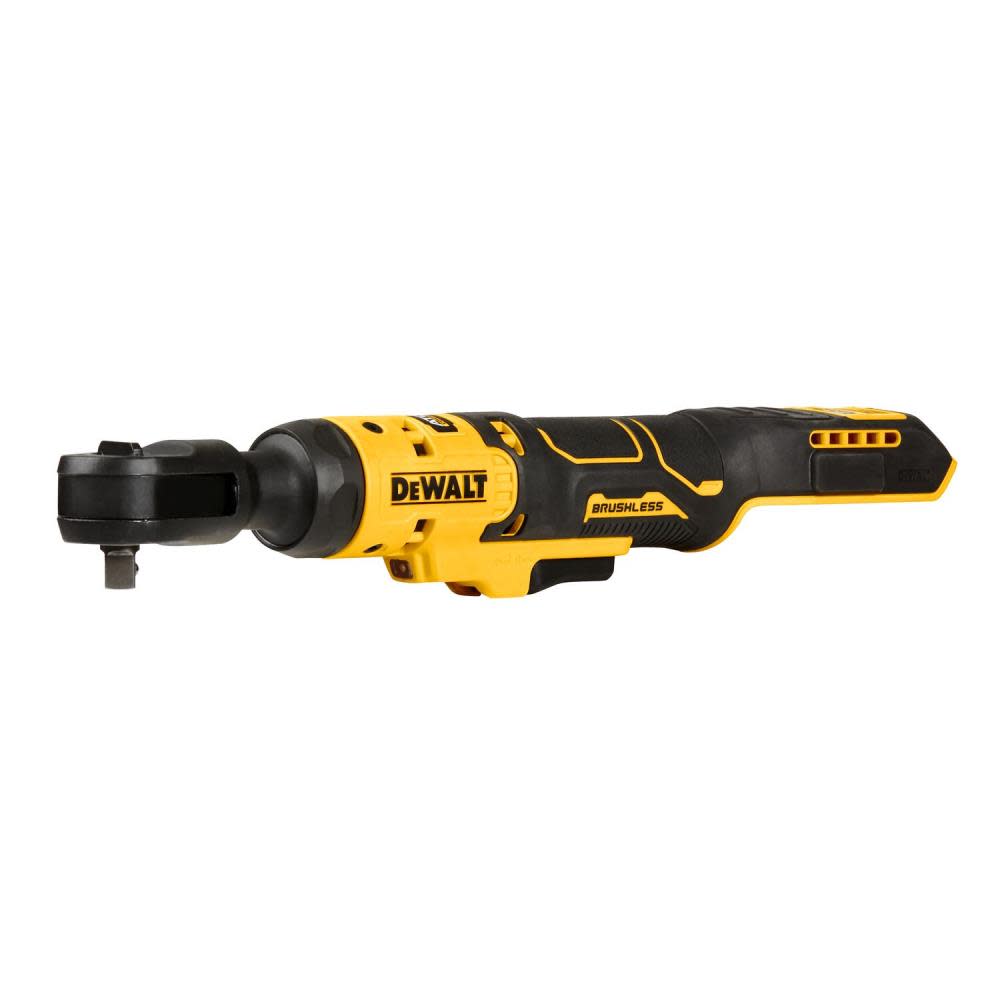 DW ATOMIC 20V MAX Ratchet Bare Tool Brushless 3/8