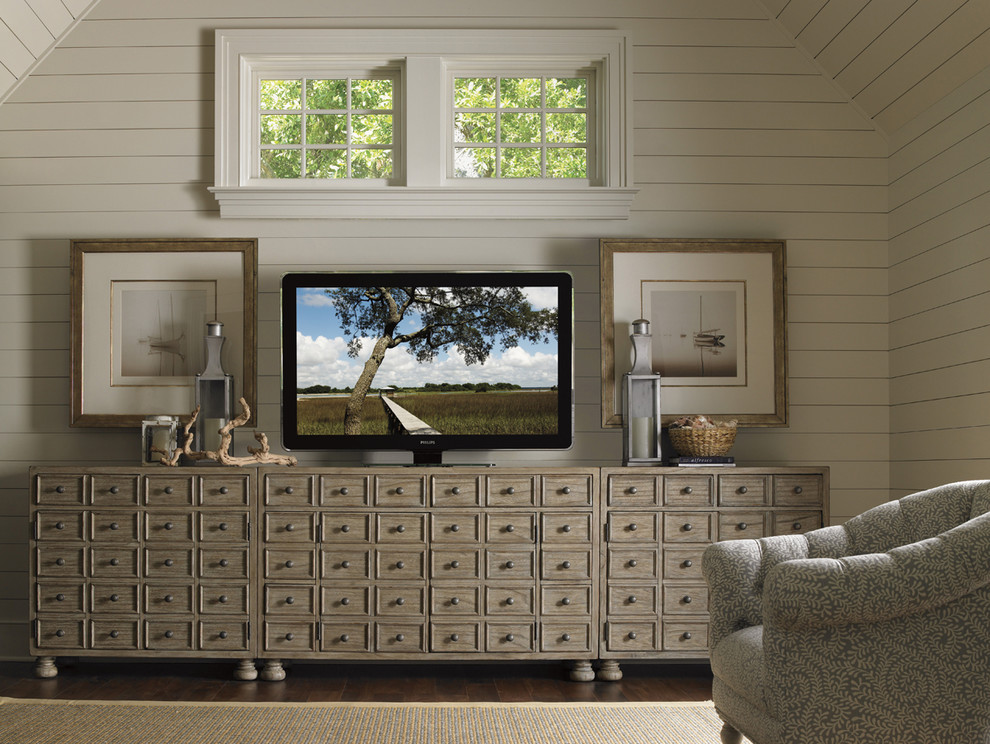 Andrews Media Console   Farmhouse   Entertainment Centers And Tv Stands   by Lexington Home Brands  Houzz