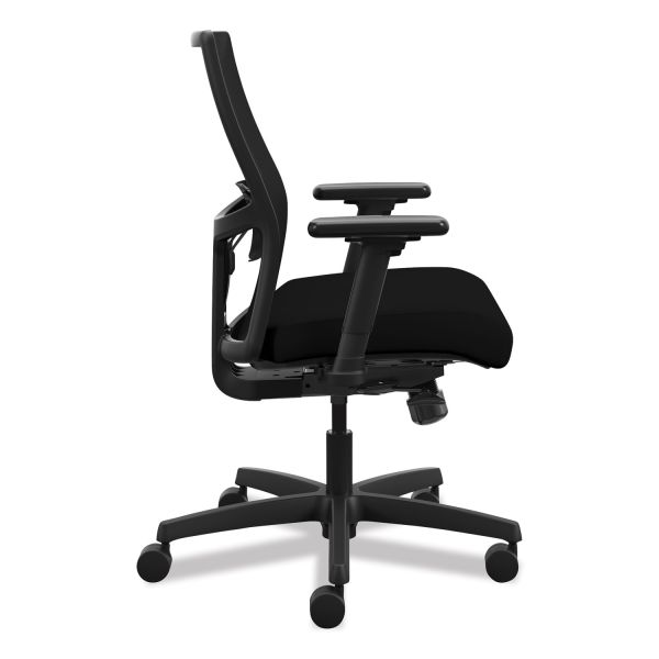 HON Ignition 2.0 4-Way Stretch Low-Back Mesh Task Chair， Supports Up to 300 lb， 16.75