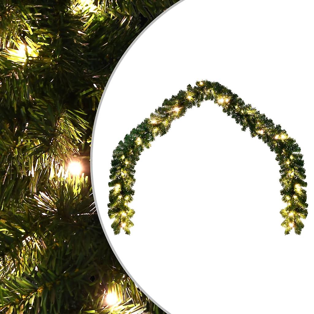 Vidaxl Christmas Garland With Led Lights 65.6'