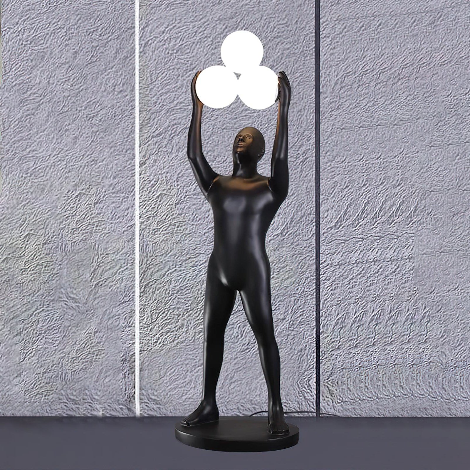 Enlightened Figure Sculptor Floor Lamp