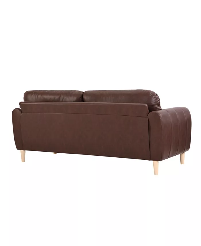 Serta Gorm 78 Faux Leather Sofa