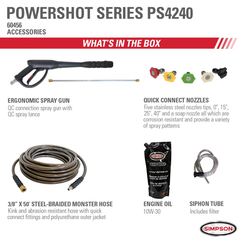 PowerShot 4200 PSI at 4.0 GPM HONDA GX390 with AAA Industrial Triplex Pump Cold Water Professional Gas Pressure Washer (49-State) ;