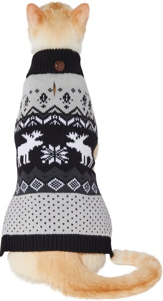 Frisco Fair Isle Moose Dog and Cat Turtleneck Sweater