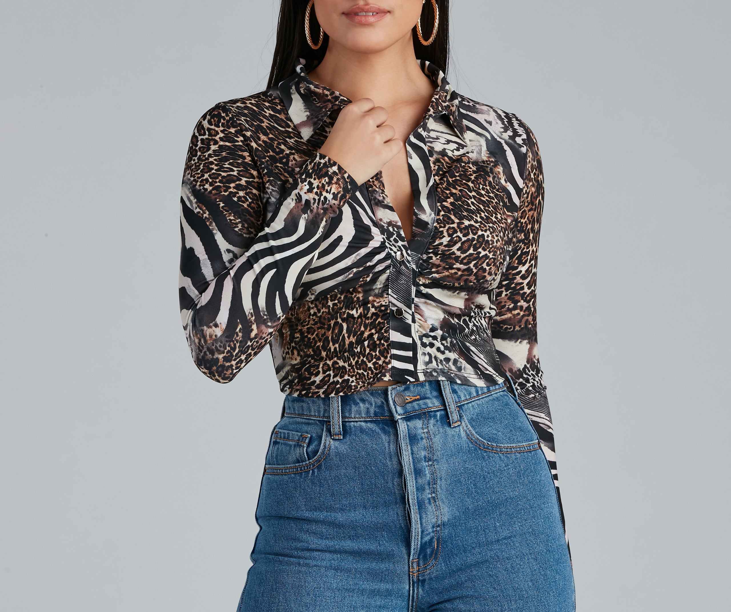 Wild Thing Animal Print Top