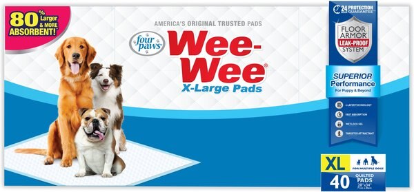 Four Paws Wee-Wee Superior Performance X-Large Dog Pee Pads