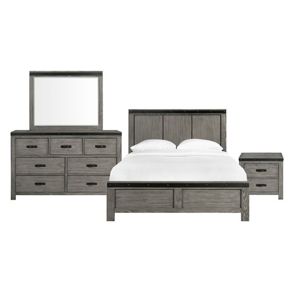 Picket House Furnishings Montauk Panel 4PC Bedroom Set - - 25682164