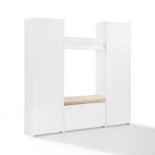 CROSLEY FURNITURE Harper White 4-Piece Entryway Set KF31015WH