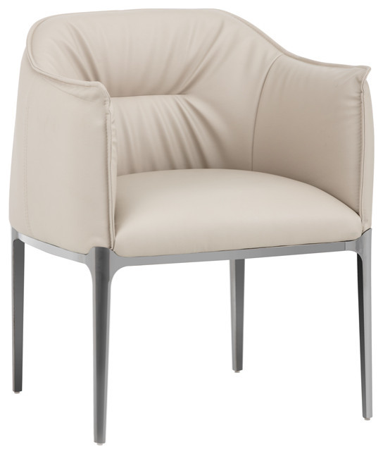 Jaxon Dining Armchair Barely Beige   Contemporary   Dining Chairs   by Virgil Stanis Design  Houzz