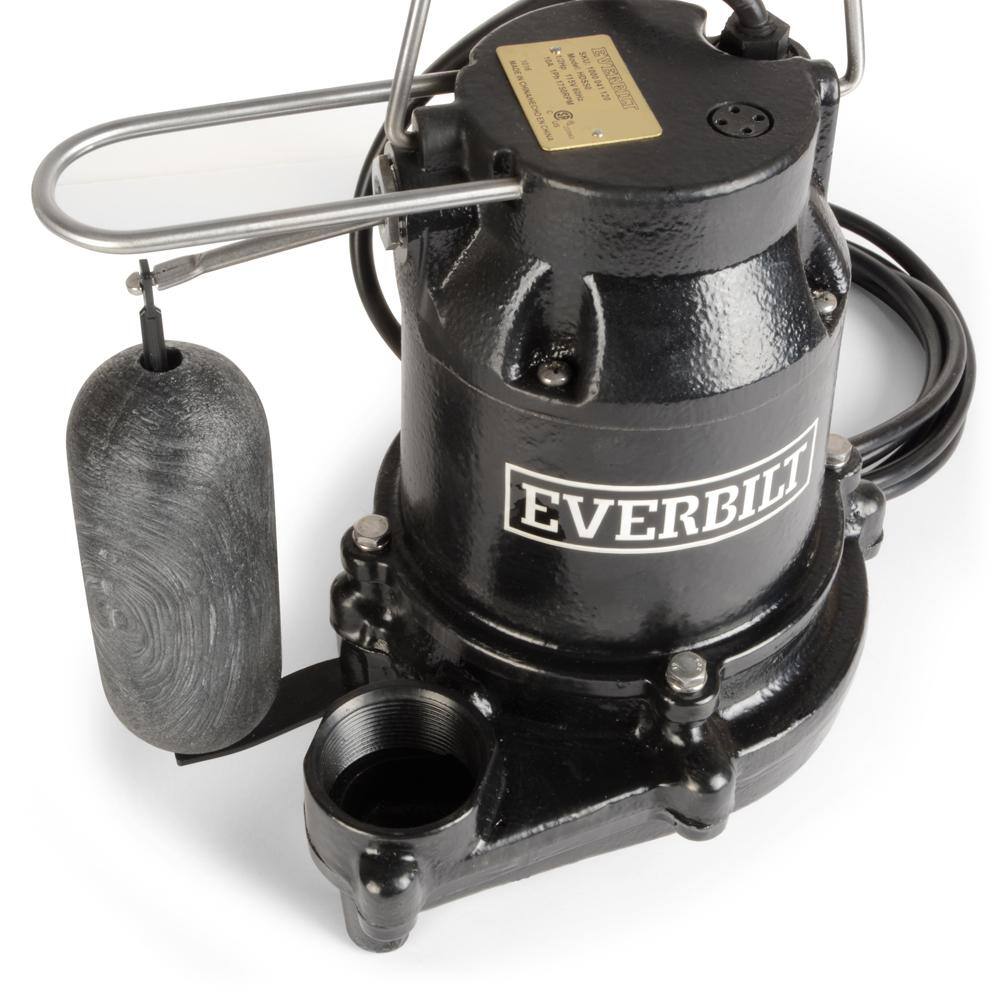 Everbilt 12 HP Cast Iron Sump Pump HDS50