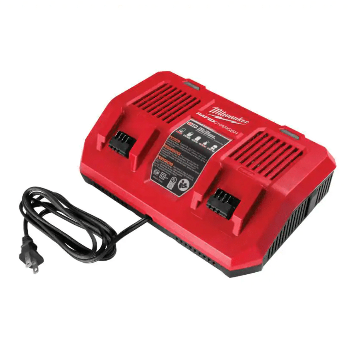 Milwaukee M18 18-Volt Lithium-Ion Dual Bay Rapid Battery Charger (48-59-1802)