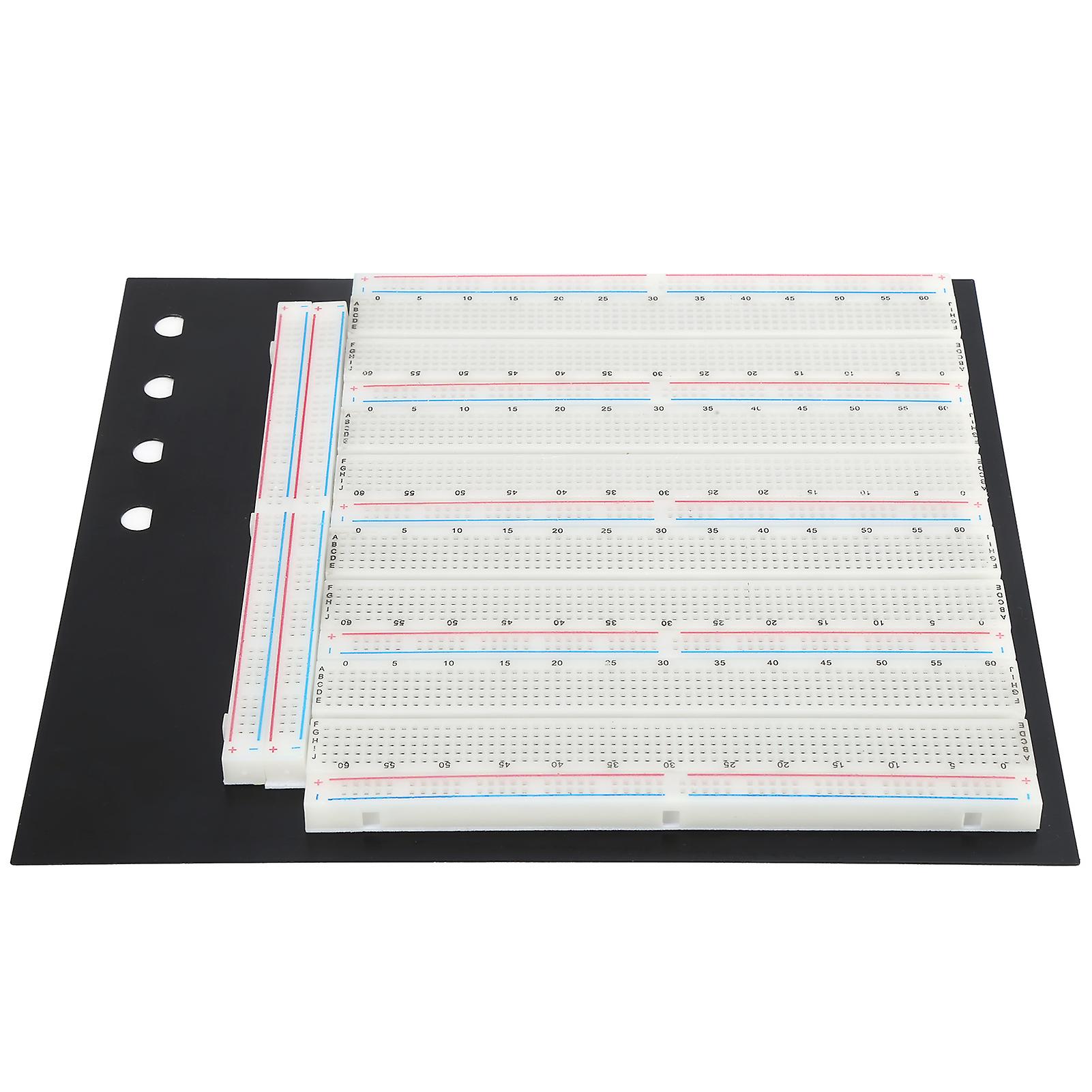 Solderless Breadboard 3220 Points With 65 Jumper Wires 4 Binding Posts For Prototyping Circuit