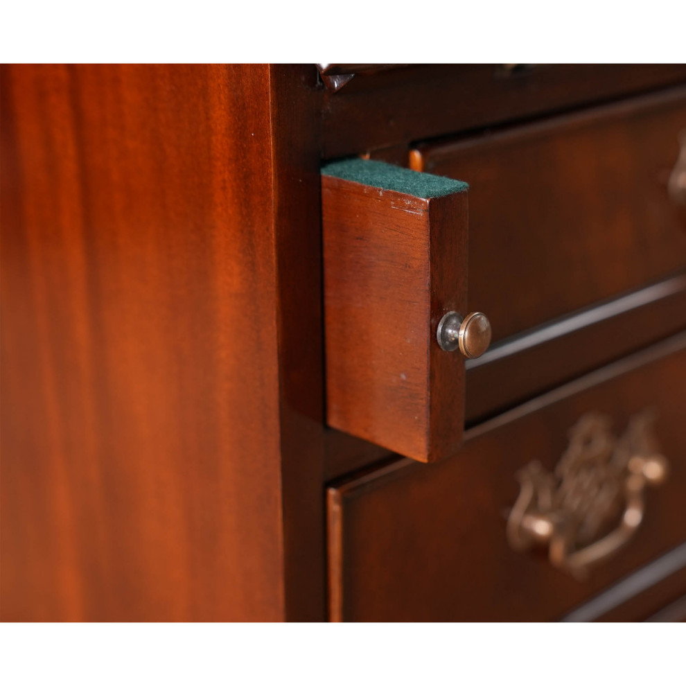 Mahogany Bookcase Secretary Desk   Victorian   Bookcases   by Niagara Furniture  Houzz