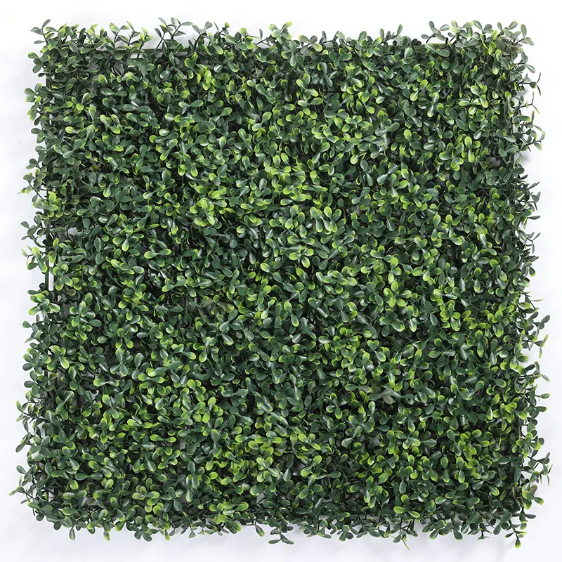 Artificial Boxwood Hedge Fence Fake Foliage Plant Panel Artificial Garden Greenery Wall Grass