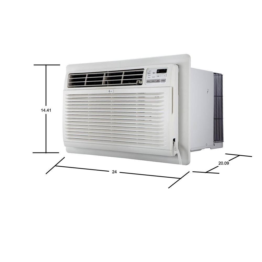 LG 11800 BTU 230-Volt Through-the-Wall Air Conditioner LT1236CER Cools 550 Sq. Ft. with ENERGY STAR and Remote LT1236CER