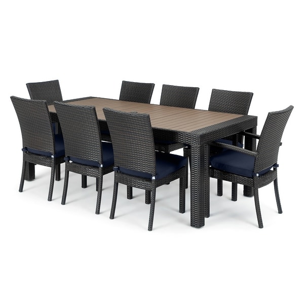 Deco 9 Piece Aluminum Outdoor Patio Dining Set