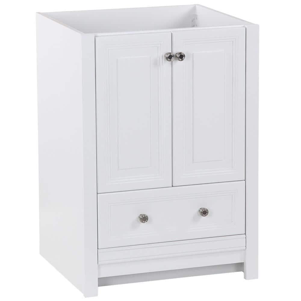 Home Decorators Collection Brinkhill 24 in W x 22 in D x 34 in H Bath Vanity Cabinet Only in White