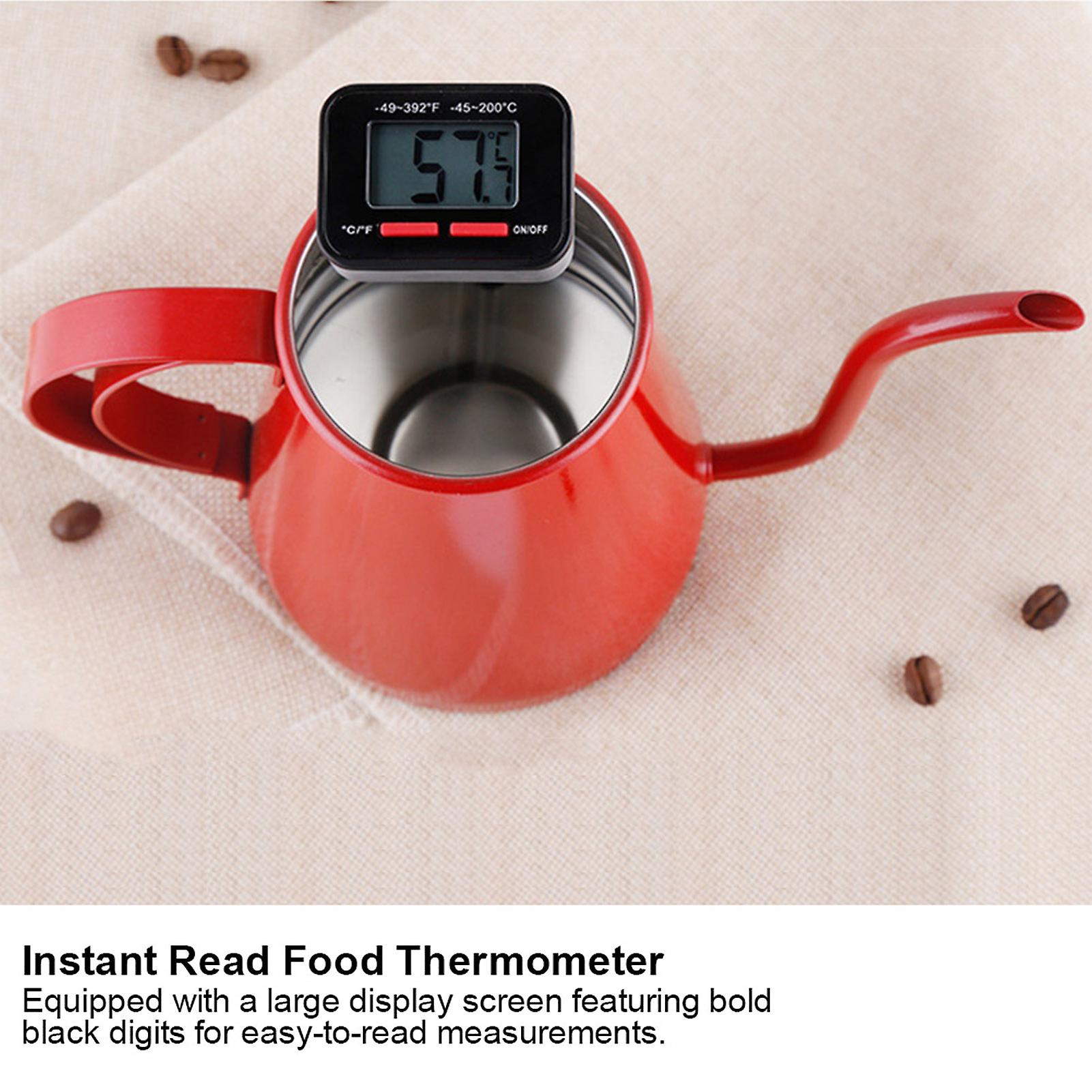 Espresso Cappuccino Coffee Digital Cooking Thermometer Instant Read Meat Thermometer