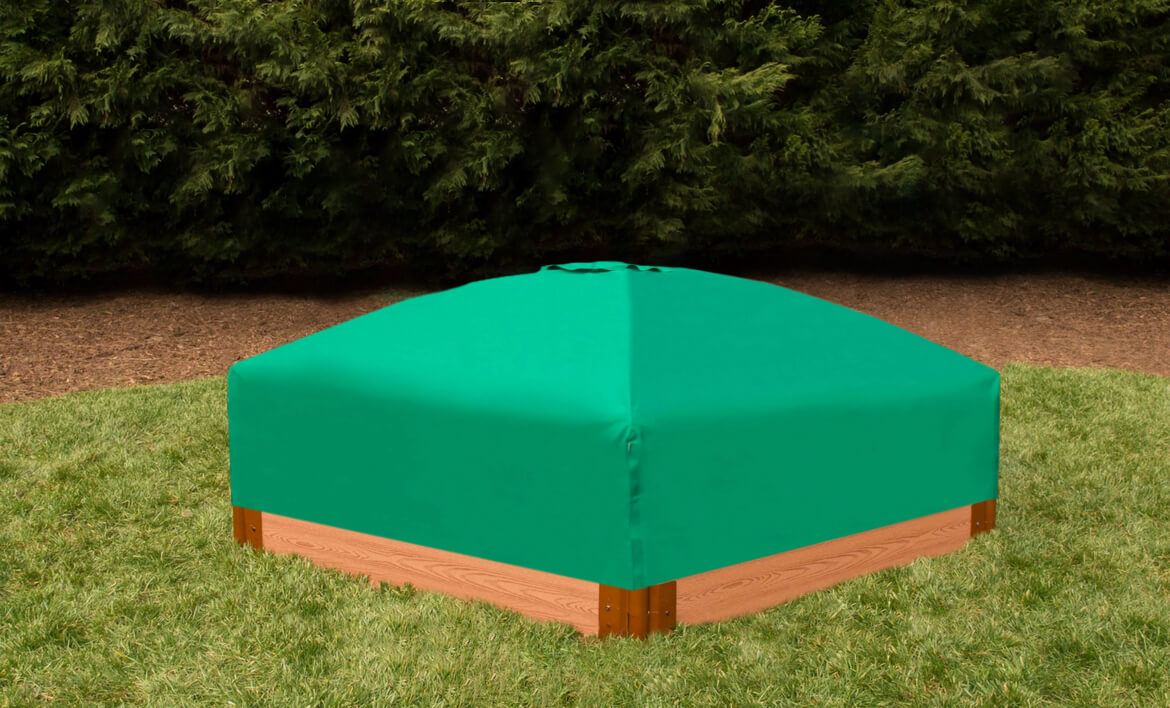 4' x 4' Composite Square Sandbox - 2 Inch Profile