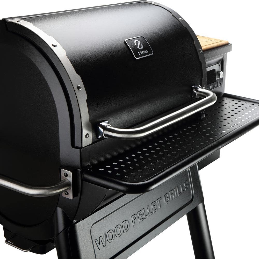 Z GRILLS 709 sq. in. ZPG-7052B Wi-Fi Pellet Grill and Smoker in Black ZPG-7052B