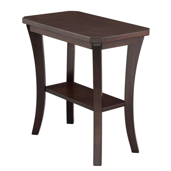 Leick Home Boa Narrow End Table with Shelf