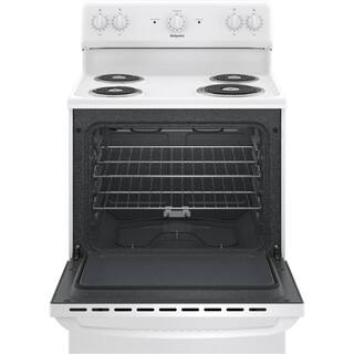 Hotpoint 30 in. 5.0 cu. ft. Electric Range in White RBS160DMWW