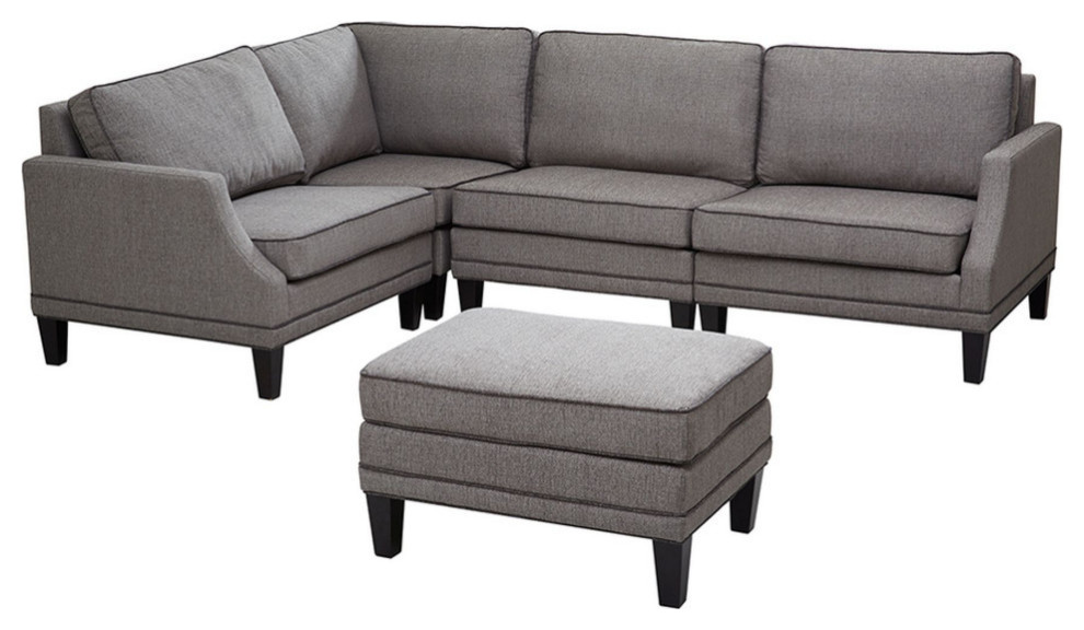 Madison Park Signature Gordon Modular Sofa Right Arm   Transitional   Armchairs And Accent Chairs   by Olliix  Houzz