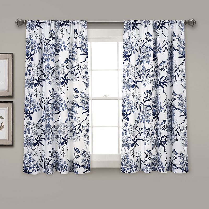 Lush Decor 2-pack Botanical Garden Window Curtains