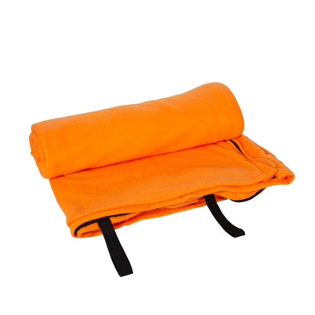 Stansport Rectangular Fleece Sleeping Bag Orange