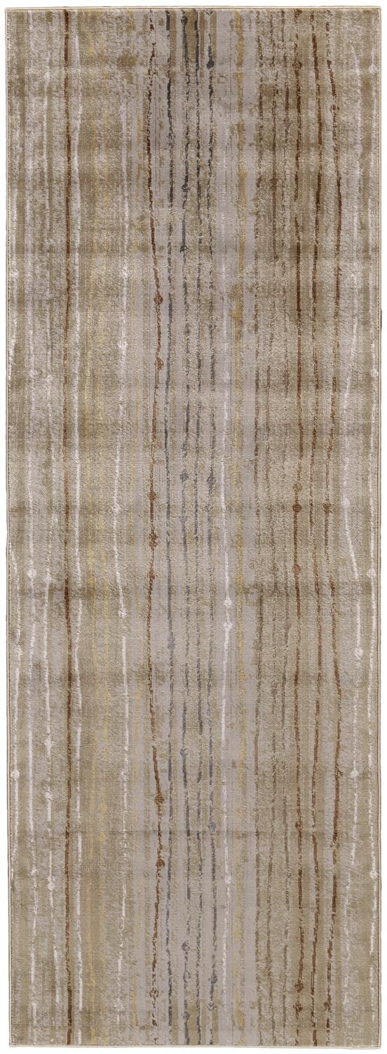 Herbert Gray and Brown Rug by BD Fine