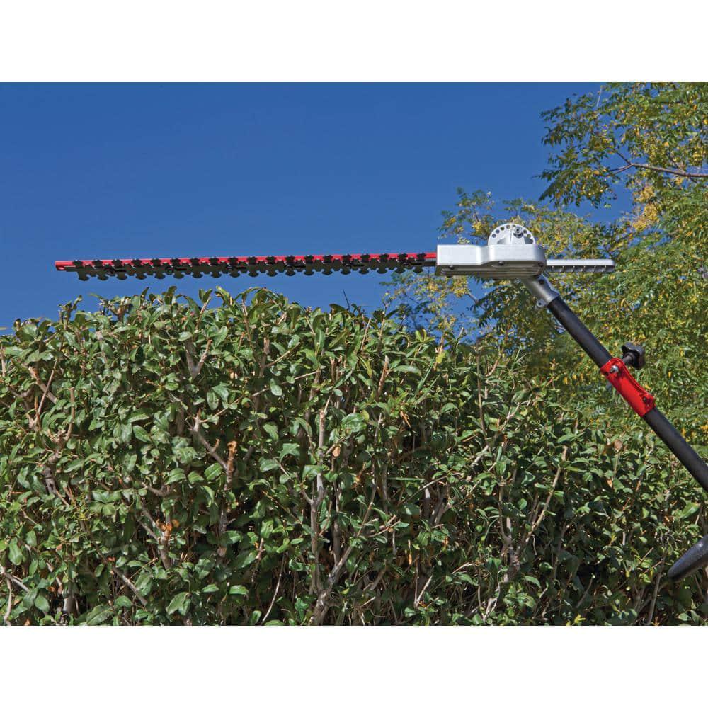 TroyBilt 22 in 25 cc Gas 2Stroke Articulating Hedge Trimmer with Attachment Capabilities