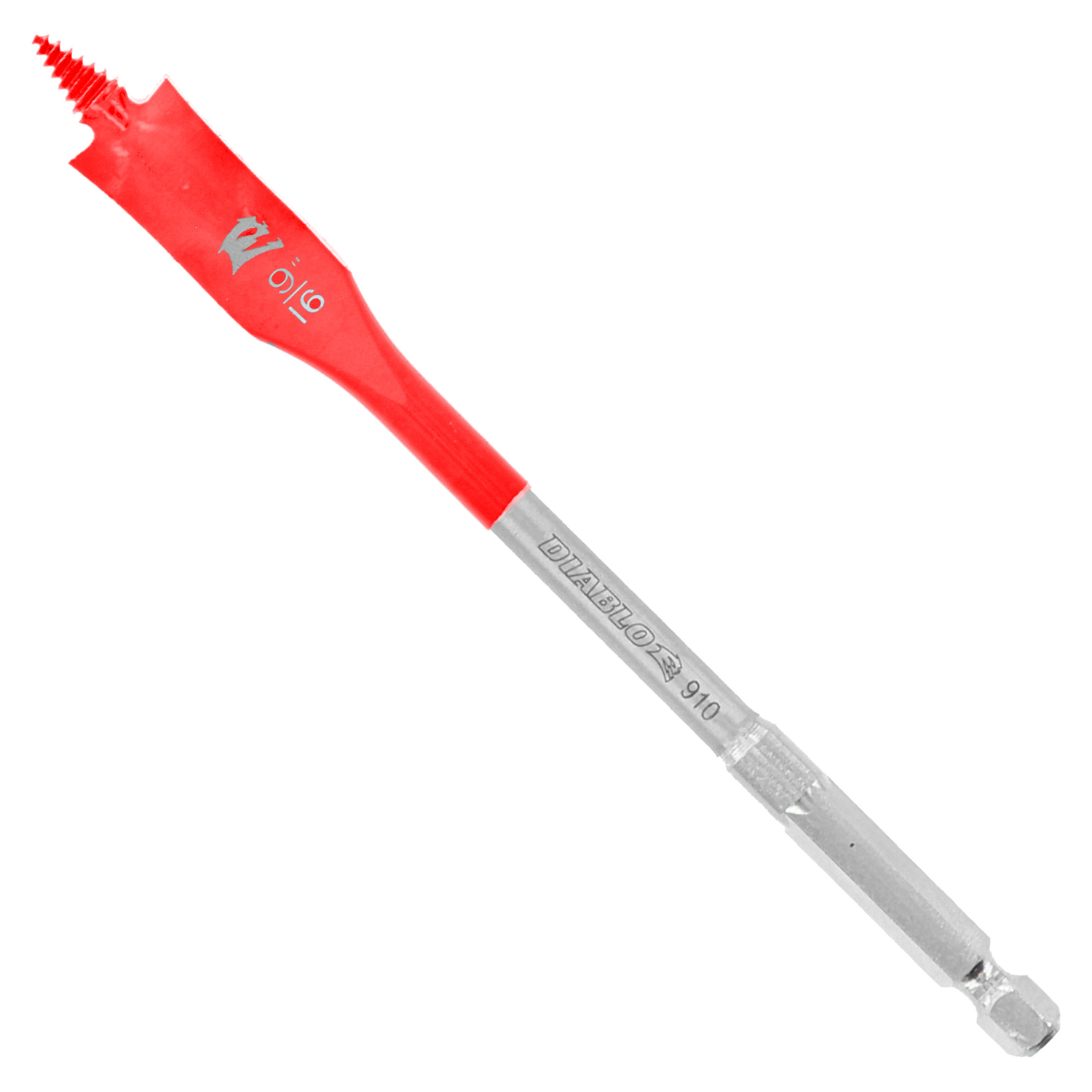 Diablo SPEEDemon 9/16 in. X 6 in. L High Speed Steel Spade Bit 1 pk