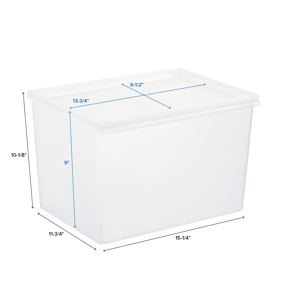 Plastic Stacking Bins with Lids