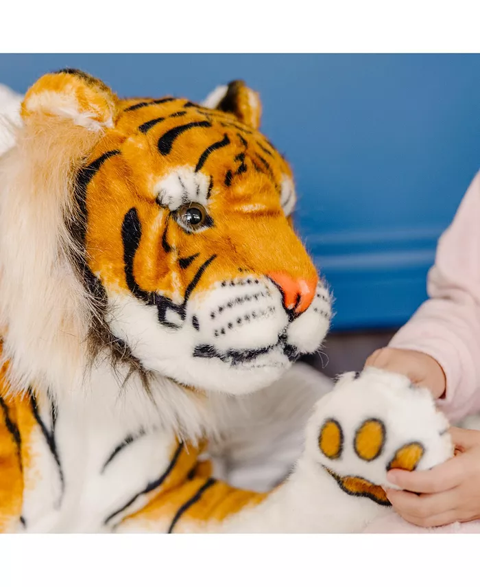 Melissa and Doug Melissa and Doug Giant Tiger - Lifelike Stuffed Animal  Over 5 Feet Long (Includes Tail)