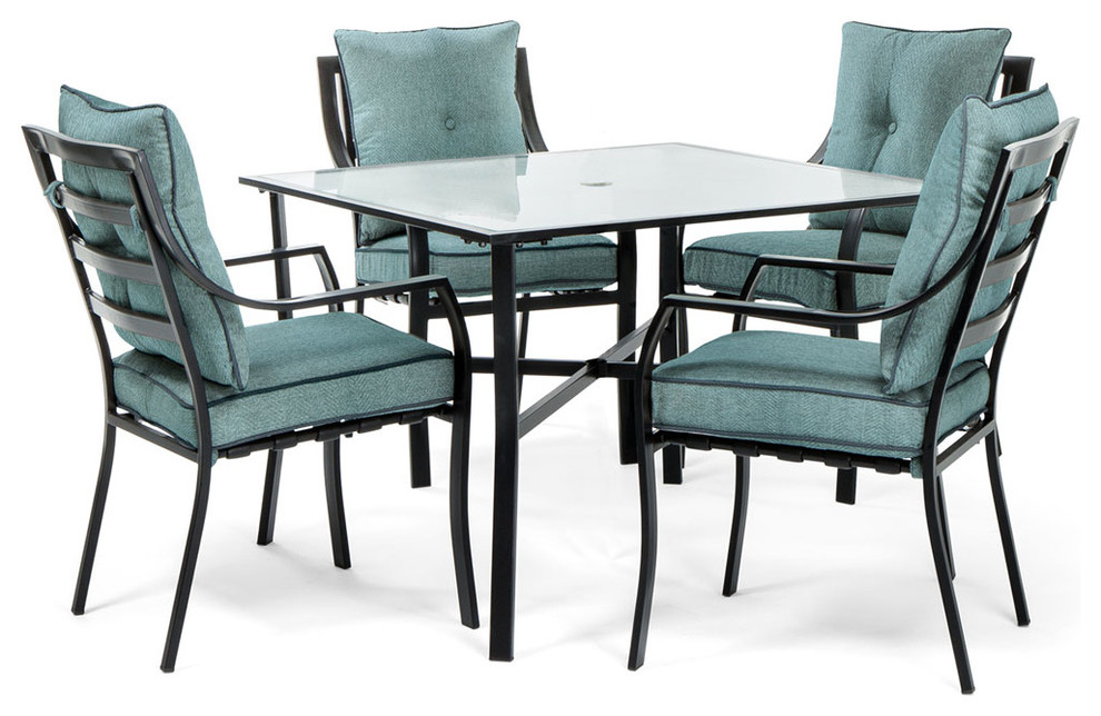 Lavallette 5 Piece Dining Set   Transitional   Outdoor Dining Sets   by Almo Fulfillment Services  Houzz