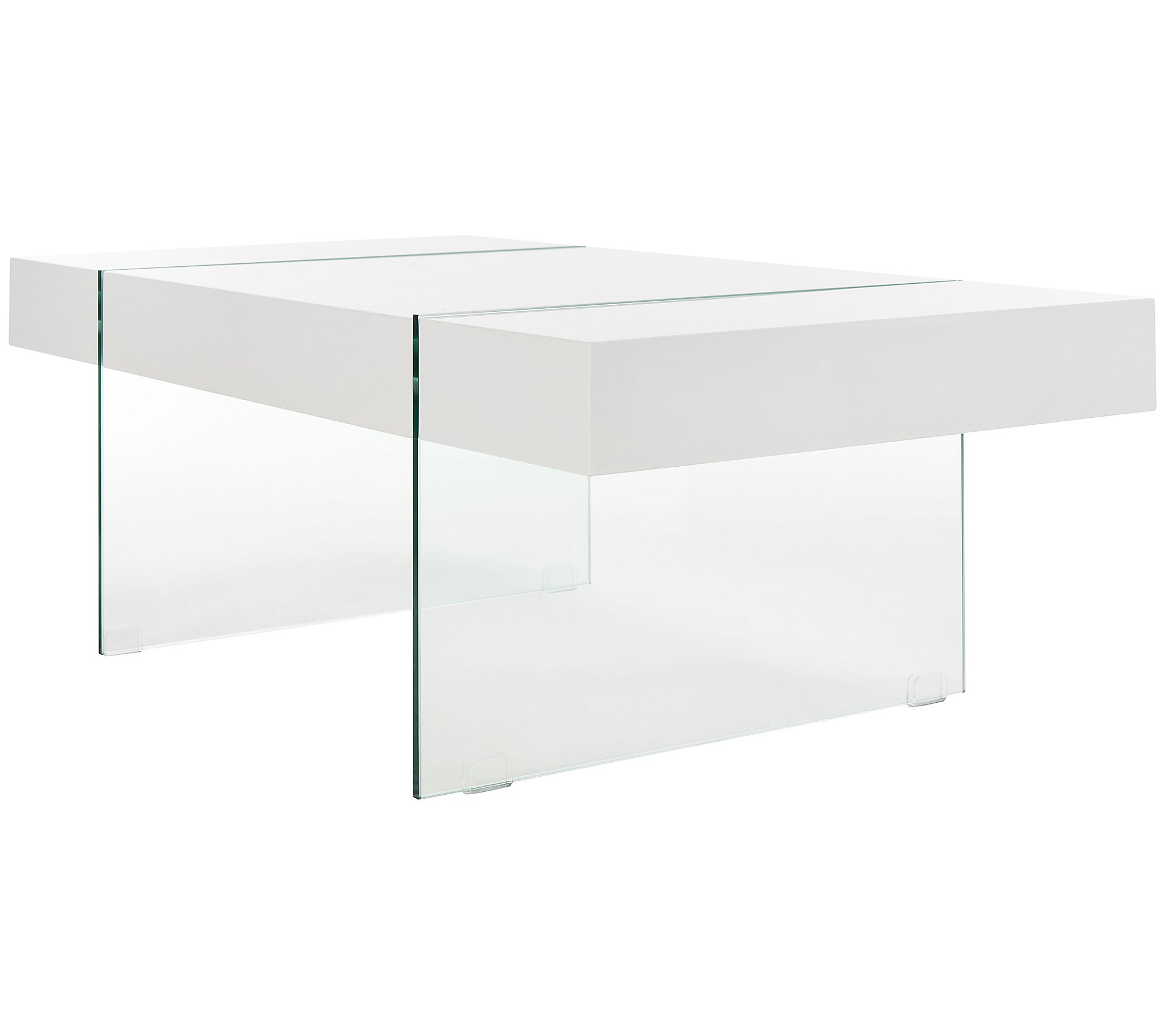 Safavieh Jacob Rectangular Glass Leg Modern Coffee Table